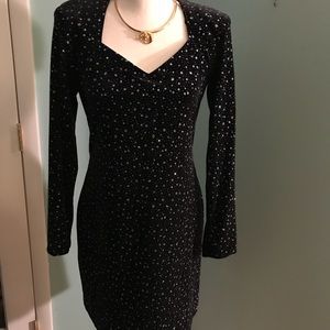 Midnight blue Betsy & Adam cocktail dress